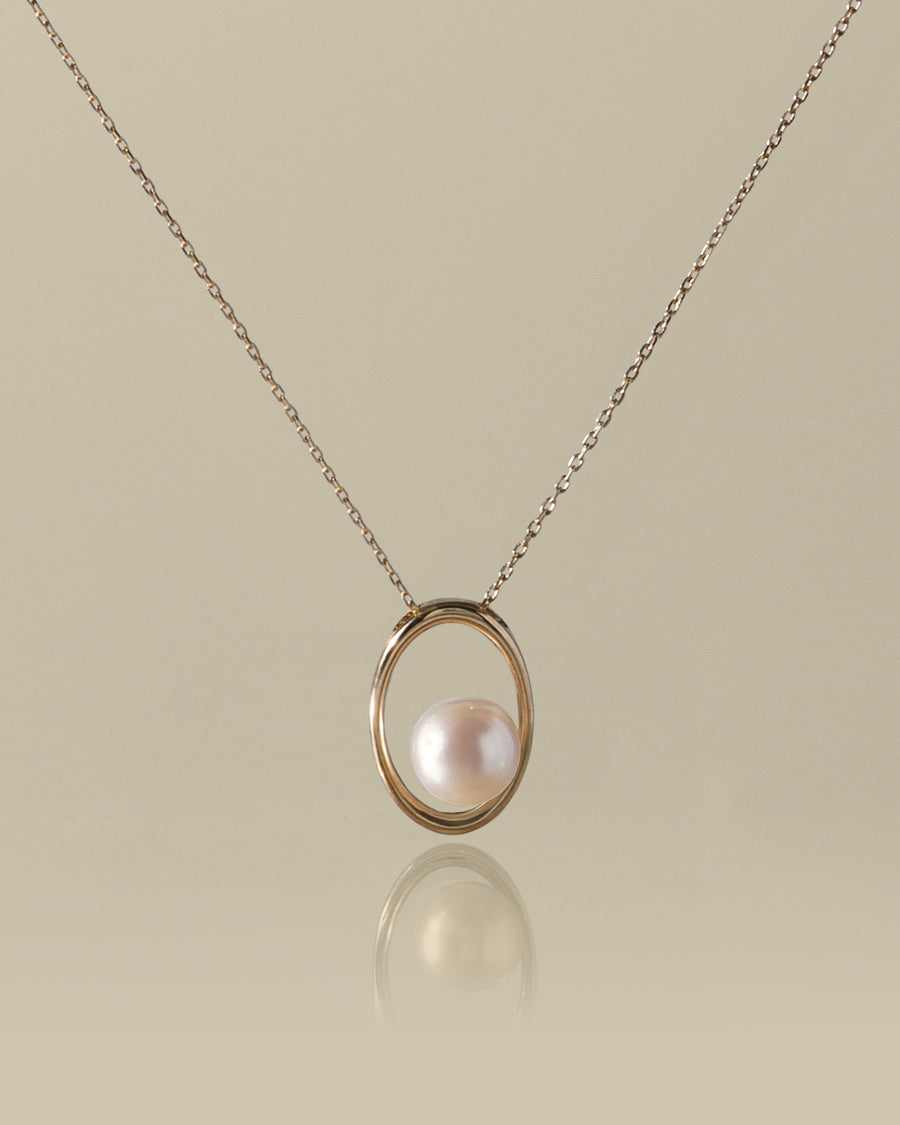 K10 Eternal Oval Pearl Necklaceエターナル オーバル パール