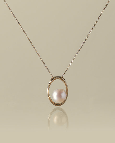 K10 Eternal Oval Pearl Necklaceエターナル オーバル パール