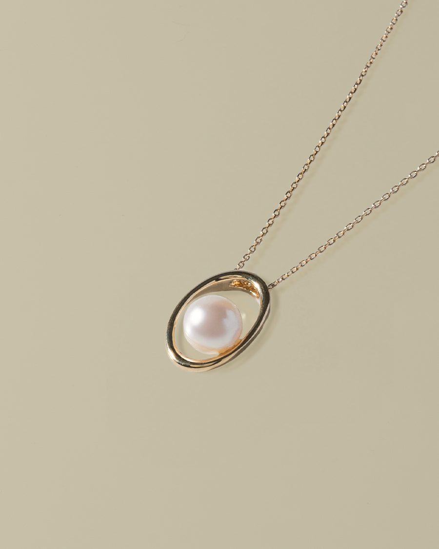 K10 Eternal Oval Pearl Necklaceエターナル オーバル パール