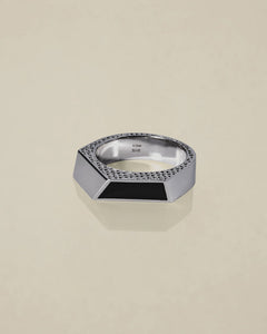 K10 オニキス スラントリング | XOZ 10金リング 天然石 – XOZ