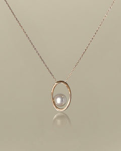 K10 Eternal Oval Pearl Necklaceエターナル オーバル パール