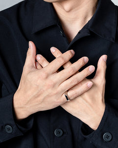 K10 オニキス スラントリング | XOZ 10金リング 天然石 – XOZ