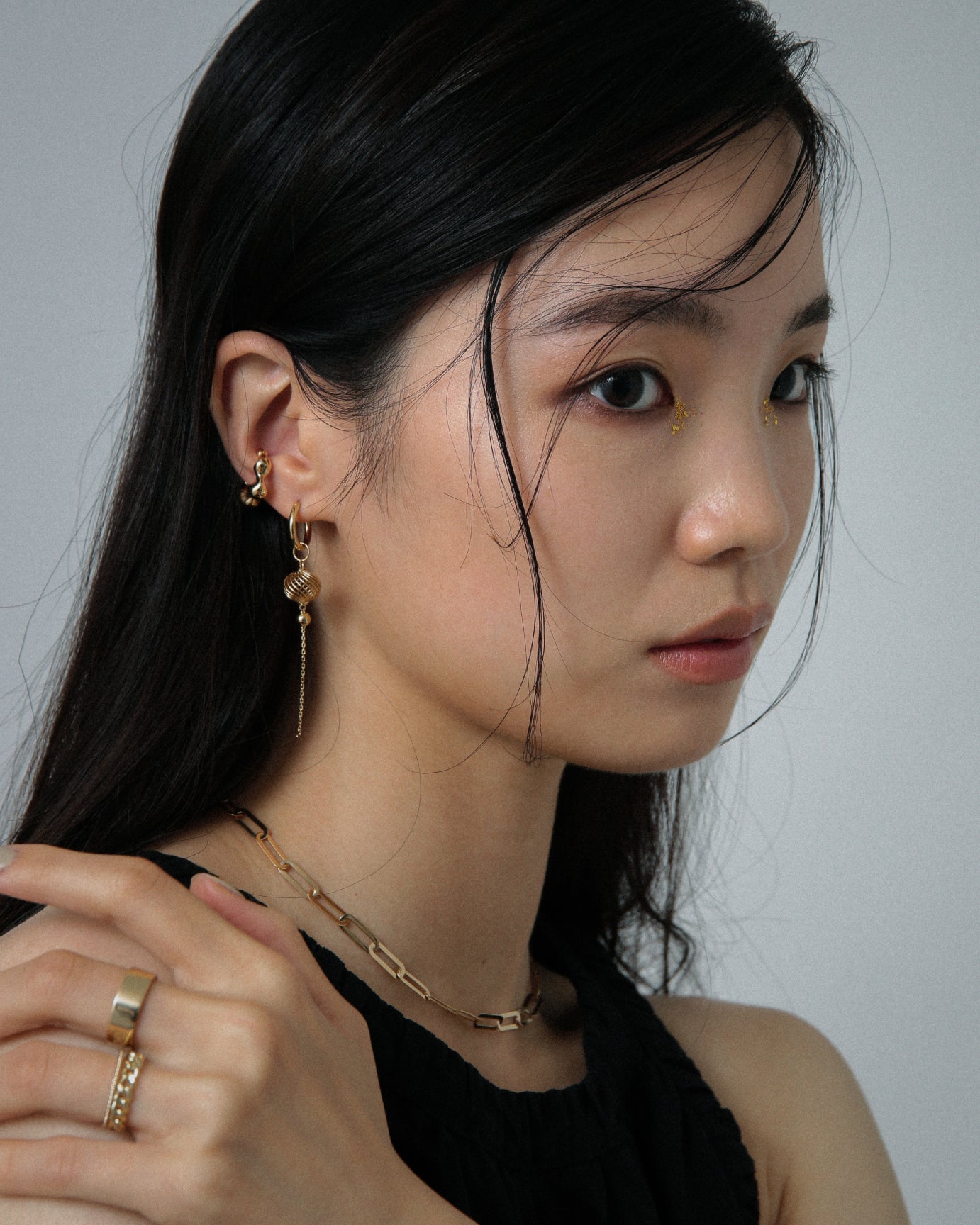 bubble ear cuff<br>バブル イヤーカフ