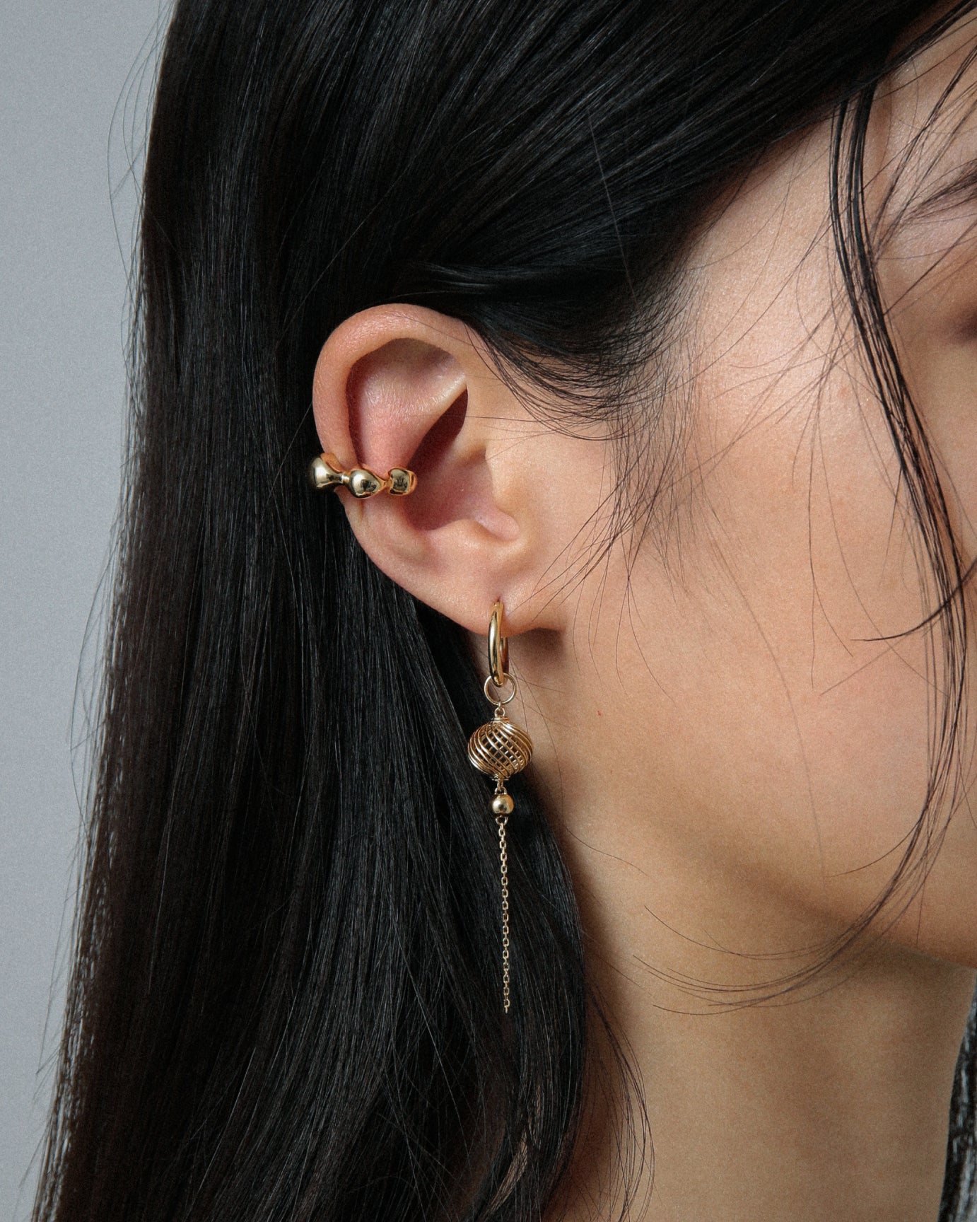 bubble ear cuff<br>バブル イヤーカフ