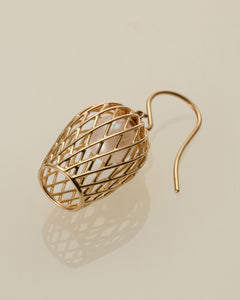 lantern pearl pierced earring <br>ランタン パール ピアス